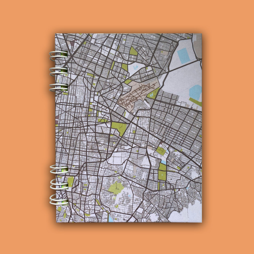 Libreta Mapa Ciudad de México a color
