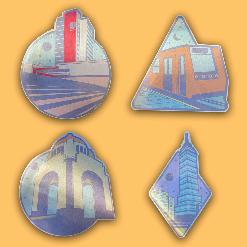 Pack Stickers Fragmentos de Ciudad