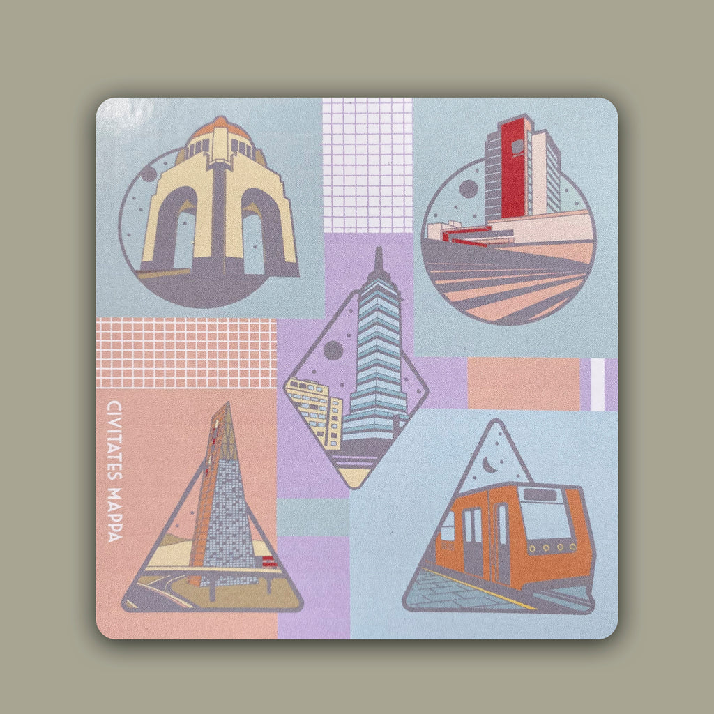 Planilla Stickers Fragmentos de Ciudad